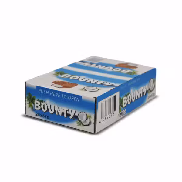 Bounty Chocolate Bar 24x57g Coconut