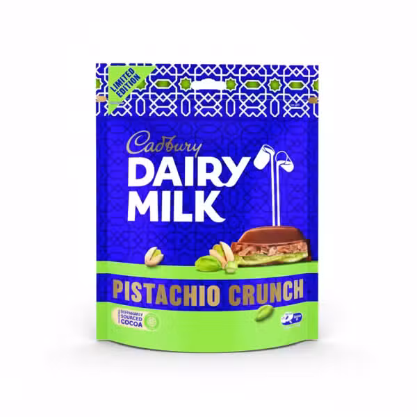 Cadbury Dairy Milk Pistachio Crunch Chocolate 136.5g Limited Edition