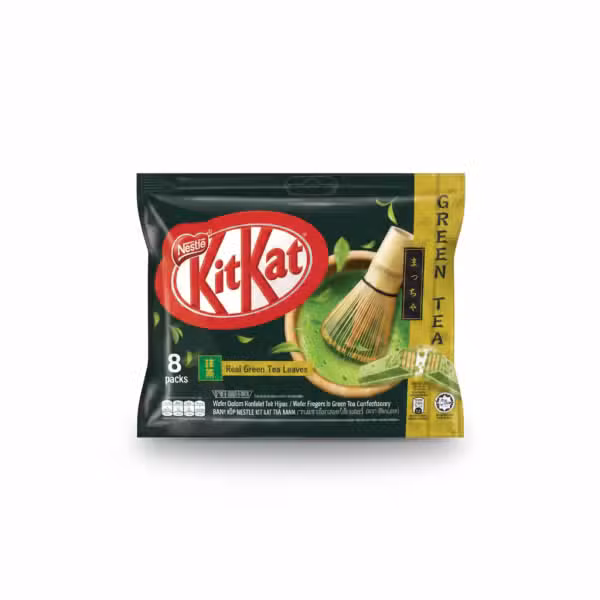 Nestle KitKat Real Green Tea Chocolate Pack 8 Packs