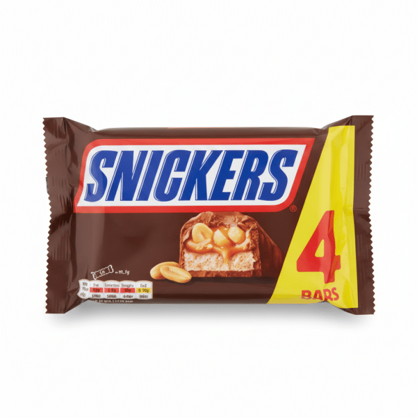 Snickers 4 Bars Chocolate Pack 166.8g