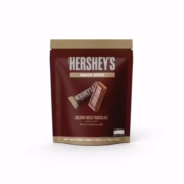 Hershey's Snack Size Creamy Milk Chocolate 153g