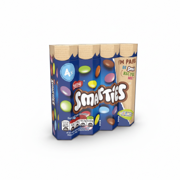 Nestle Smarties 4 Tube Pack Pouch 152gm Chocolate Candies