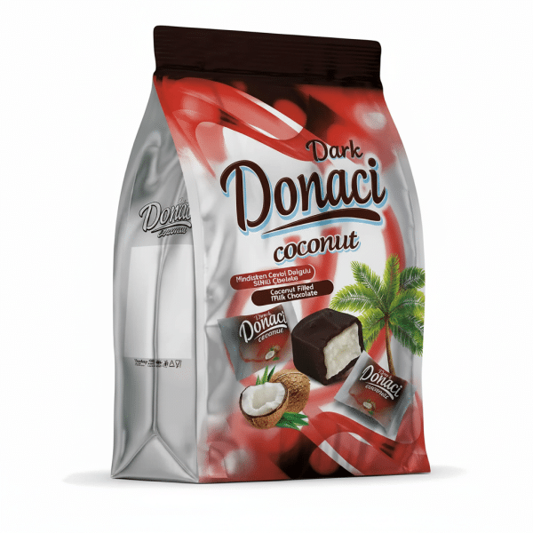 Donaci Dark Coconut Coconut Filled Milk Chocolate 250gm
