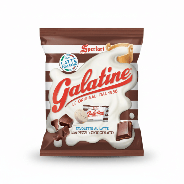 Sperlari Galatine Milk Tablets with Chocolate Pieces 125gm