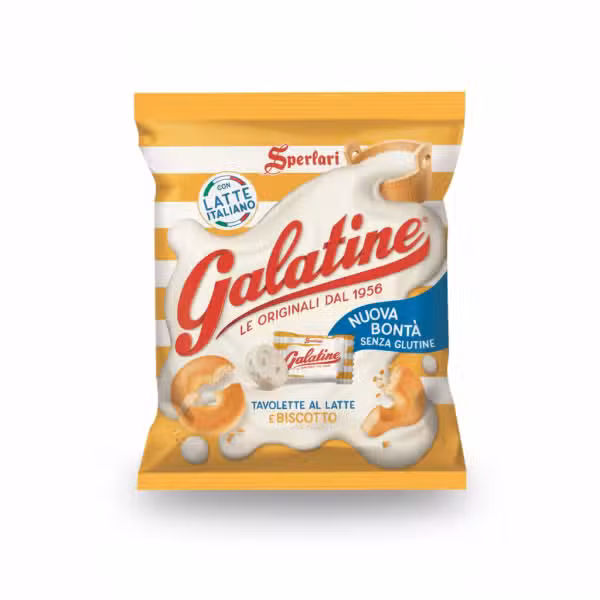 Sperlari Galatine Tavolette Al Latte E Biscotto 125gm Gluten Free