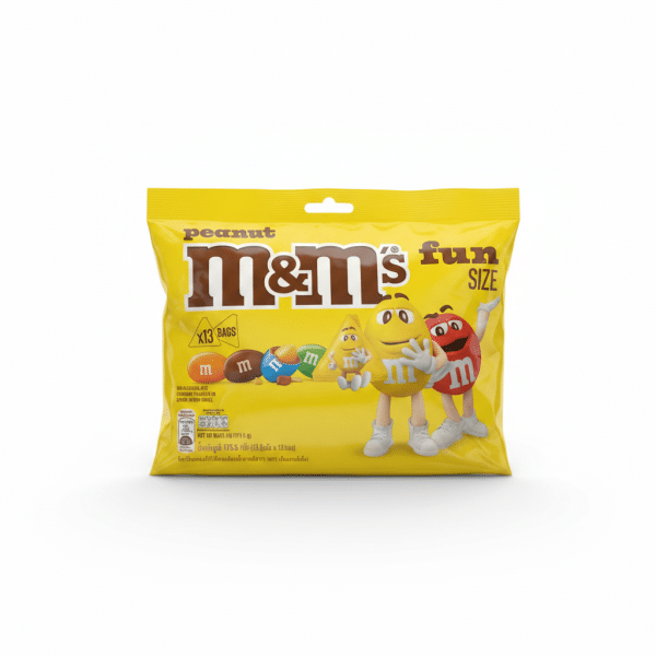 M&M's Peanut Fun Size 13 Bags 175.5g