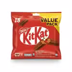 Nestle KitKat Value Pack 18 Pieces Wafer Fingers in Milk Chocolate 270gm