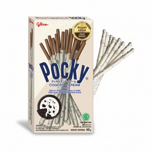 Glico Pocky Cookies & Cream 40gm Halal