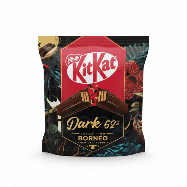 Nestle KitKat Dark 52% Cocoa From Borneo 136gm Chocolate Bar