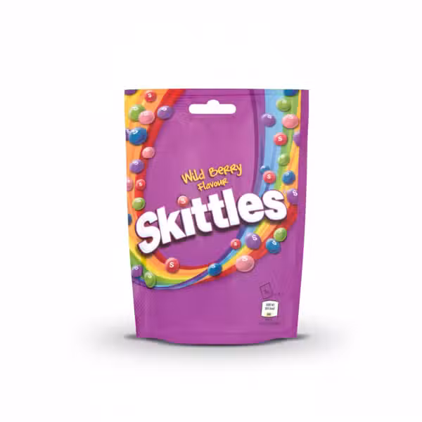 Skittles Wild Berry Flavour Pouch 136gm