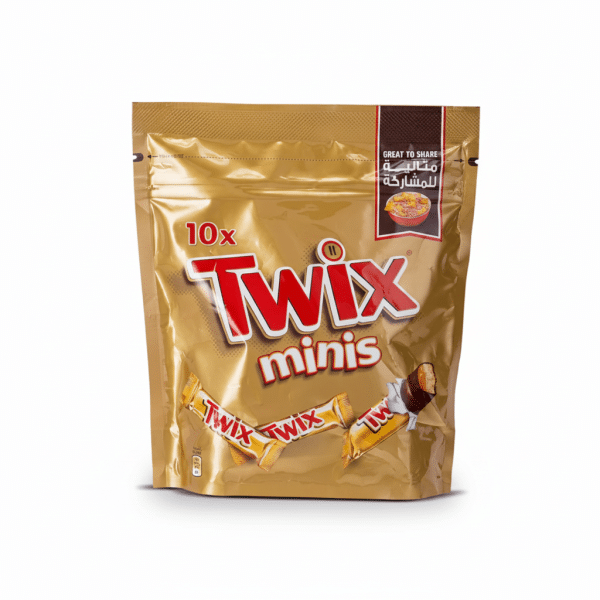Twix Minis 10x Chocolate Caramel Cookie Bar 200gm