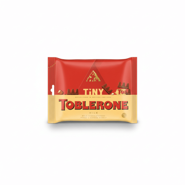 Toblerone Tiny Milk Chocolate Honey Almond Nougat 168gm