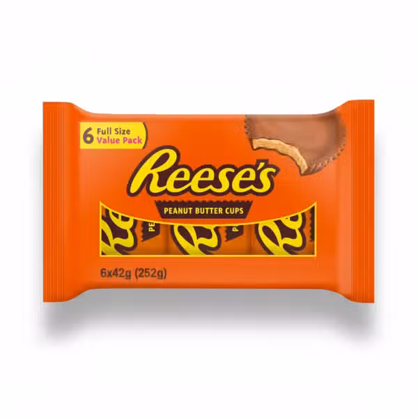 Reese's Peanut Butter Cups 6x42g Value Pack