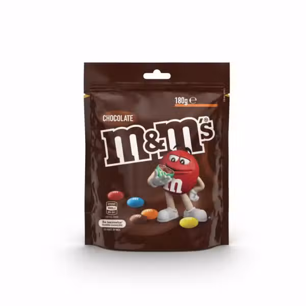 M&Ms Chocolate Milk Chocolate 180g Pouch