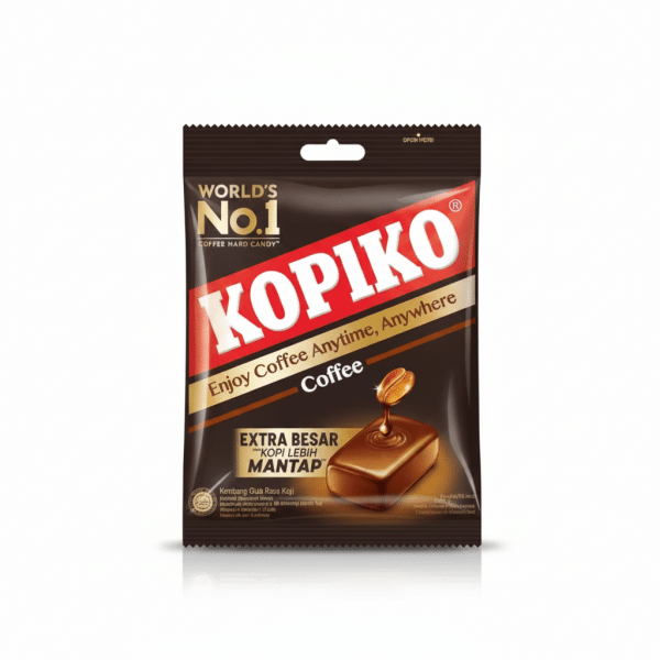 Kopiko Coffee Candy Extra Besar Kopi Lebih Mantap 140gm