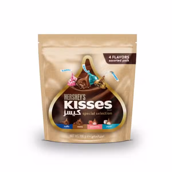 Hershey's Kisses Special Selection 4 Flavor Assorted Pack 100gm Chocolate Candy