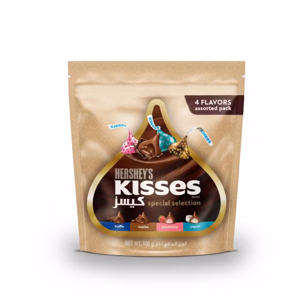 Hershey's Kisses Special Selection 4 Flavor Assorted Pack 100gm Chocolate Candy