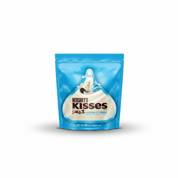 Hershey's Kisses Cookies n Creme Chocolate 100gm Pouch