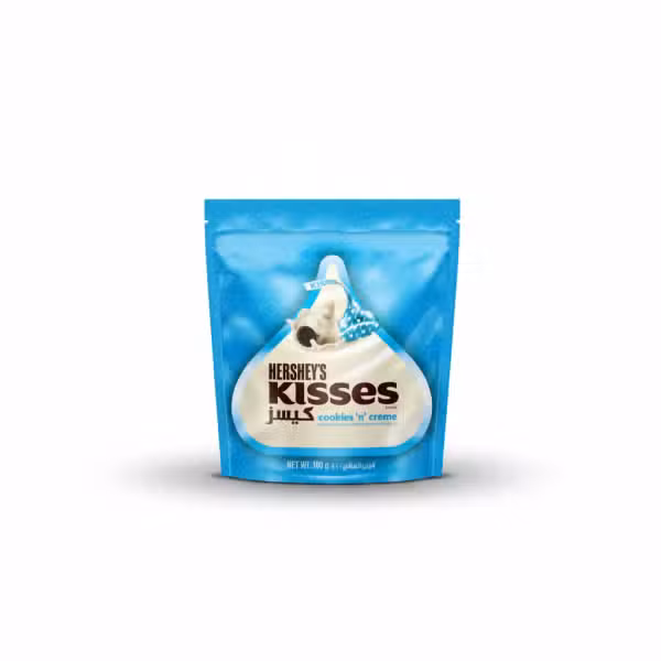 Hershey's Kisses Cookies n Creme Chocolate 100gm Pouch
