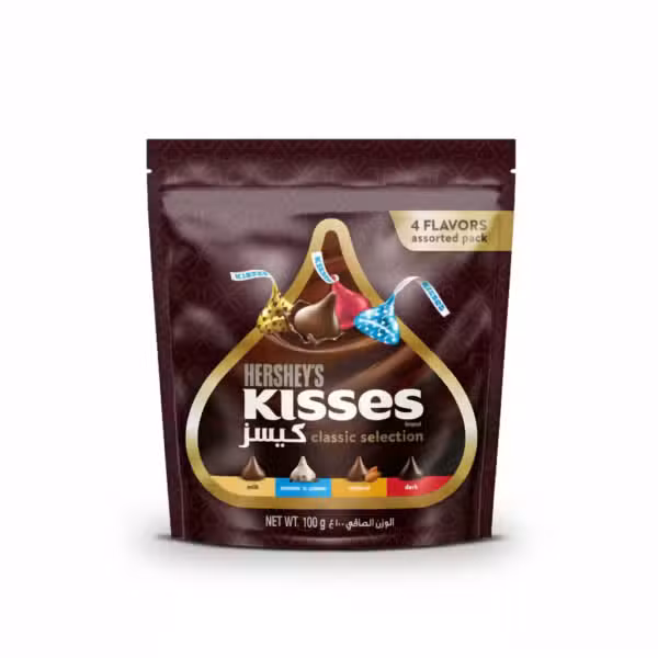 Hershey's Kisses Classic Selection 4 Flavor Assorted Pack 100gm