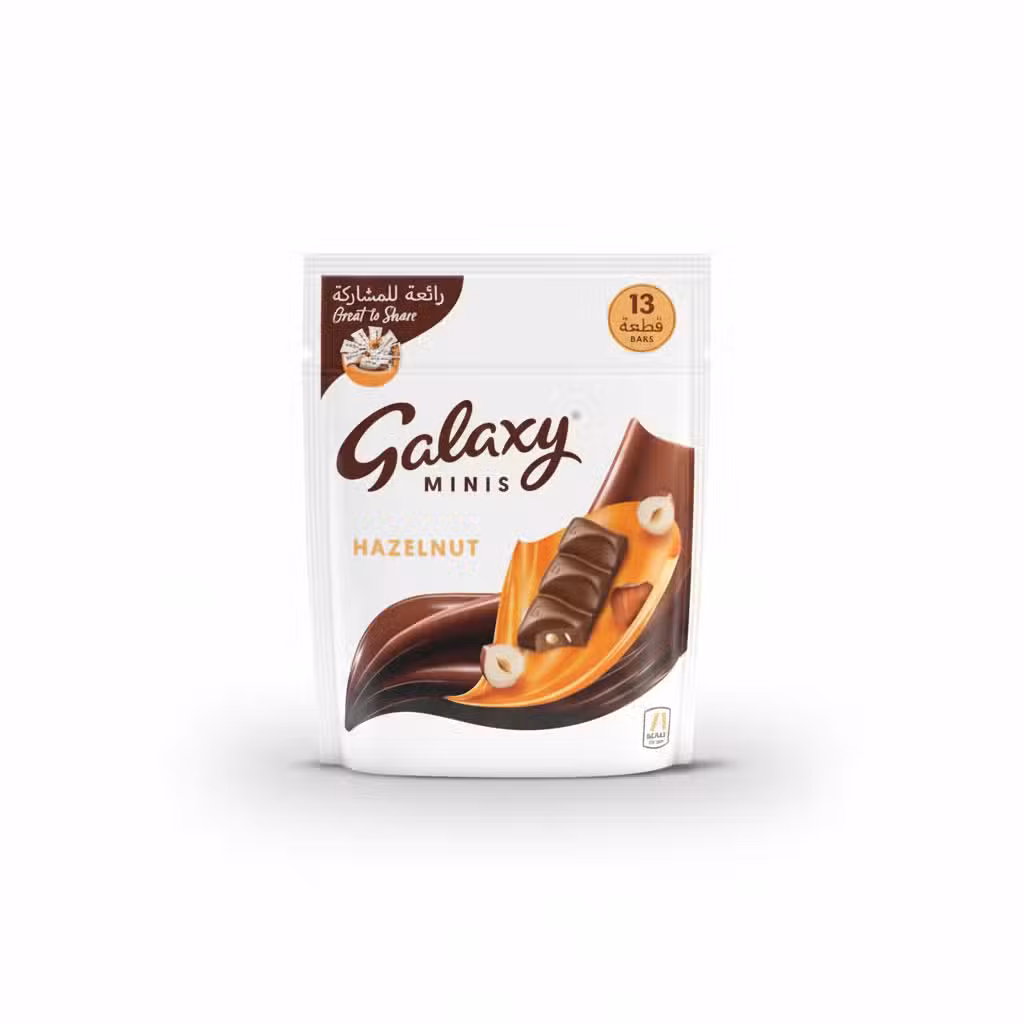 Galaxy Minis Hazelnut Pouch Pack 13 Bars