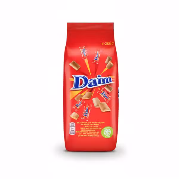 Daim Chocolate Pralines Crunchy Almond Caramel 200g Pouch