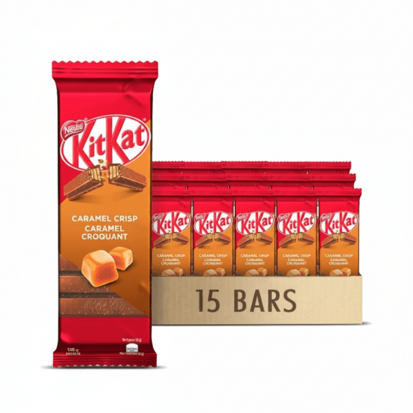 Nestle KitKat Caramel Crisp Caramel Croquant Chocolate Bar 120g 15 Bars