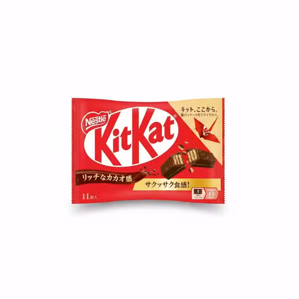 Nestle KitKat Rich Cacao Flavor Crispy Texture 11 Pieces