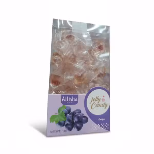 Ailisha Jelly Candy Grape Flavor 110g