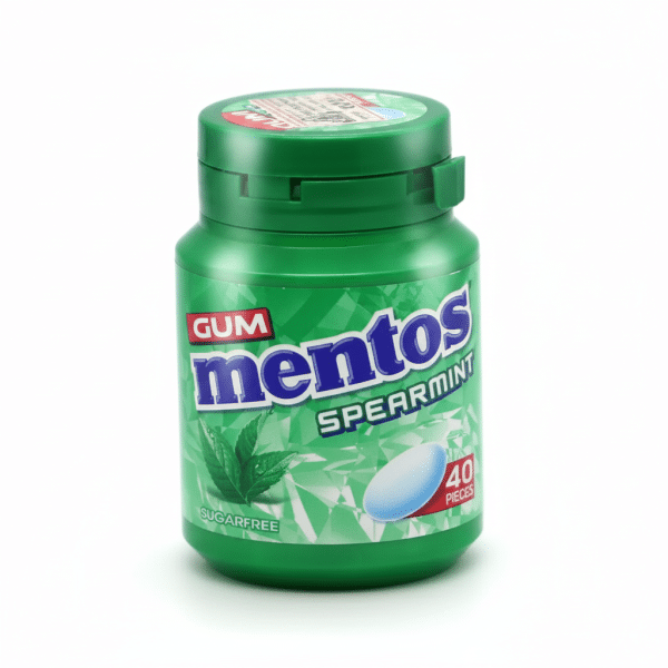 Mentos Spearmint Gum Sugarfree 40 Pieces