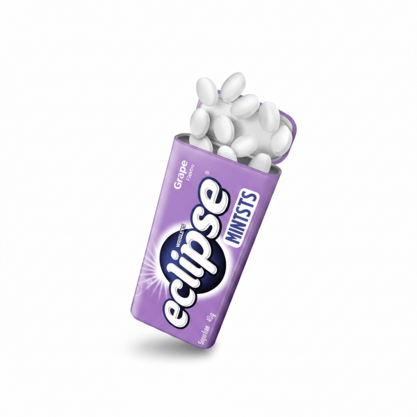 Eclipse Grape Flavour Mints Sugar Free 40g