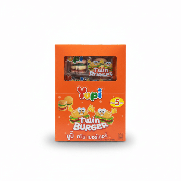 Yupi Twin Burger Gummy 168gm
