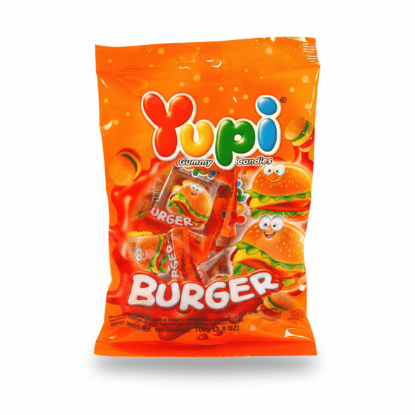 Yupi Burger Gummy Candies 100g