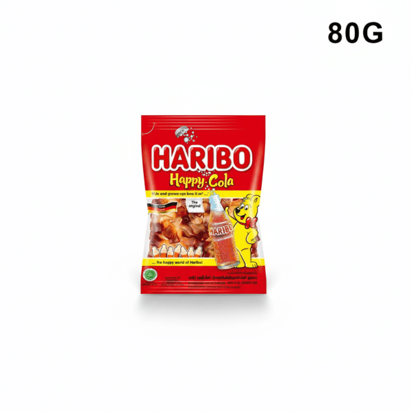 Haribo Happy Cola Gummy Candy 80G