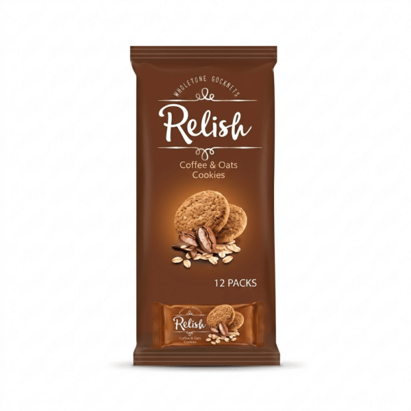 Relish Coffee & Oats Cookies 504 GM Whole Wheat Gocknets