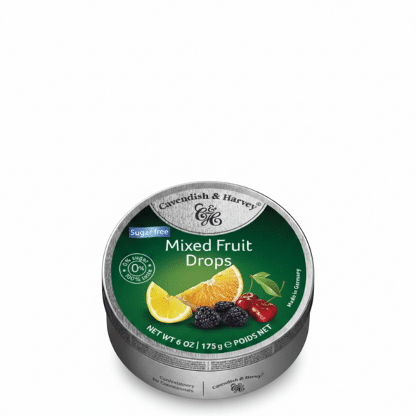 Cavendish & Harvey Mixed Fruit Drops Sugar Free 175g