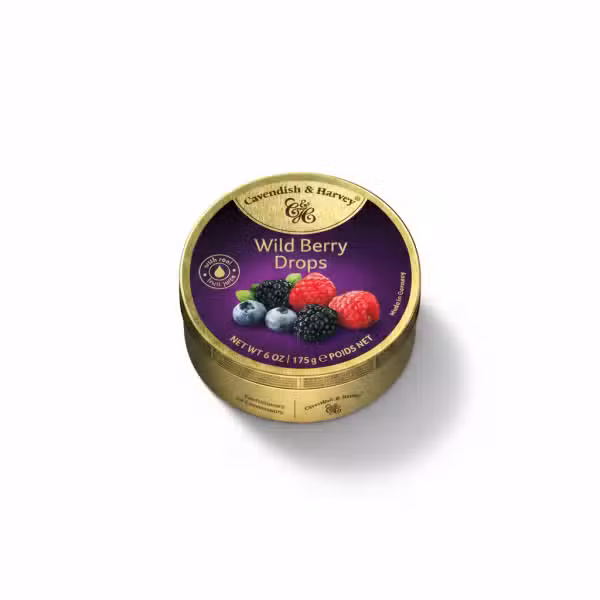 Cavendish & Harvey Wild Berry Drops 175g Fruit Juice