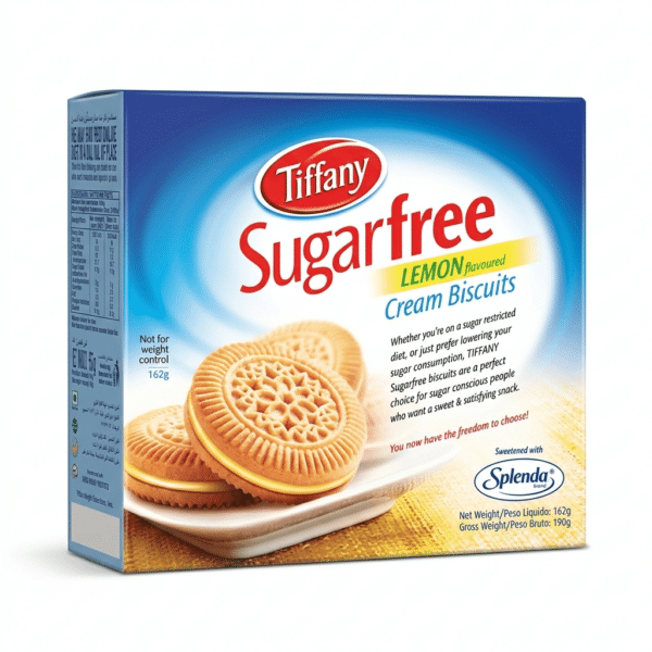 Tiffany Sugarfree Lemon Cream Biscuits 162g