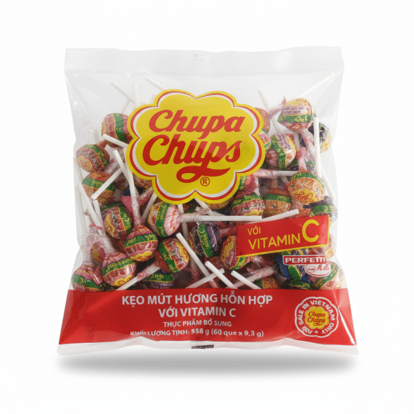 Chupa Chups Lollipops Mixed Flavors Vitamin C 558g
