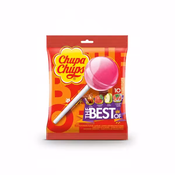 Chupa Chups The Best Lollypops 93gm Assorted Flavors