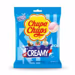 Chupa Chups Creamy Assorted Flavour Lollipops 110g Natural Colours