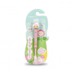 Duckbill Baby Tooth Brush pink Bunny design soft bristles 3-12 years