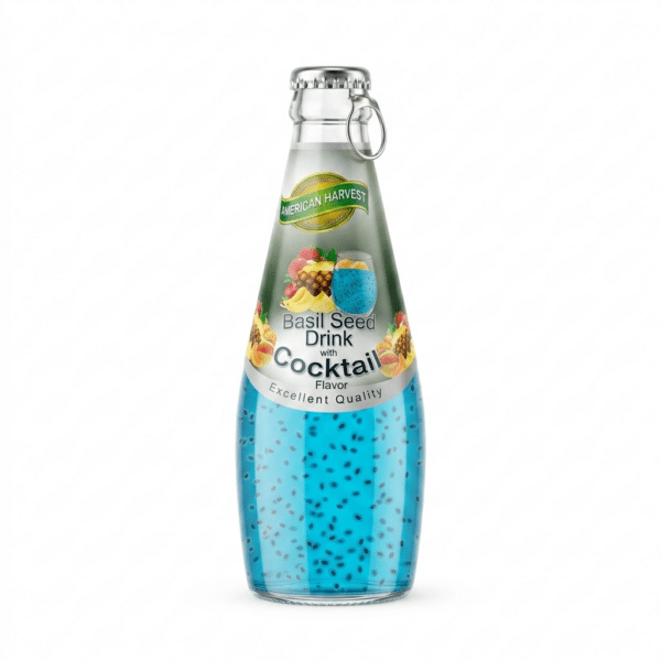 American Harvest Basil Seed Drink Cocktail Flavor 290ml