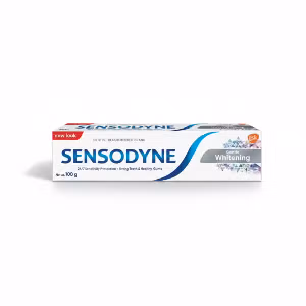 Sensodyne Gentle Whitening Toothpaste 100g 24/7 Sensitivity Protection Strong Teeth Healthy Gums