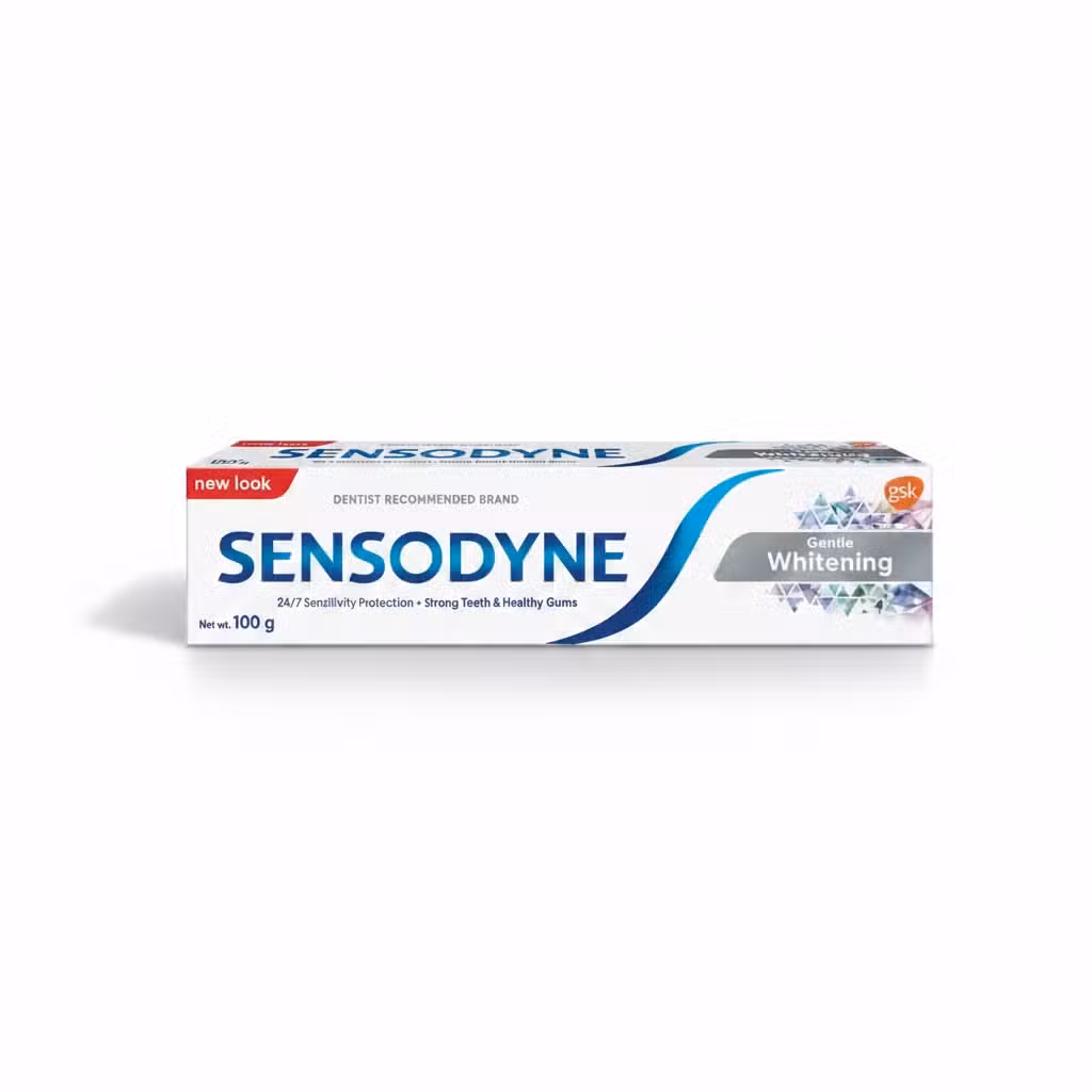 Sensodyne Gentle Whitening Toothpaste 100g 24/7 Sensitivity Protection Strong Teeth Healthy Gums
