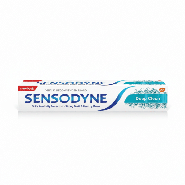 Sensodyne Deep Clean Toothpaste 100gm Daily Sensitivity Protection Strong Teeth Healthy Gums