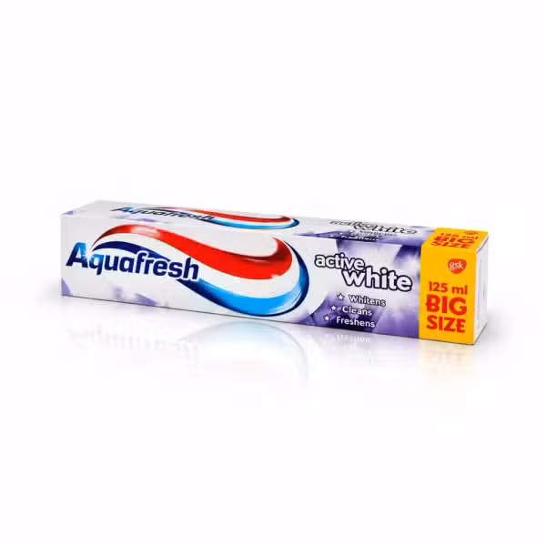 Aquafresh Active White Toothpaste 125 ml Big Size