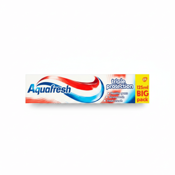 Aquafresh Triple Protection Toothpaste 125ml Big Pack Healthy Gums Strong Teeth Fresh Breath