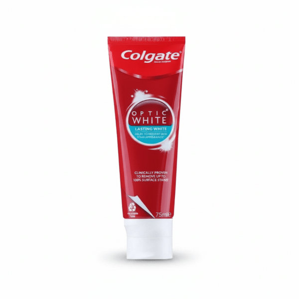 Colgate Optic White Lasting White Toothpaste 75ml Clinically Proven To Remove Surface Stains