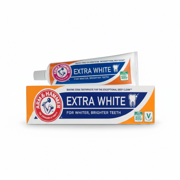 Arm & Hammer Extra White Baking Soda Toothpaste For Whiter Brighter Teeth 125gm
